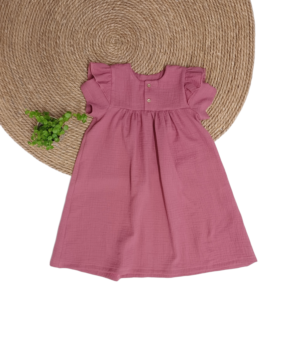 Jurk Emilie hydrofiel korte mouw