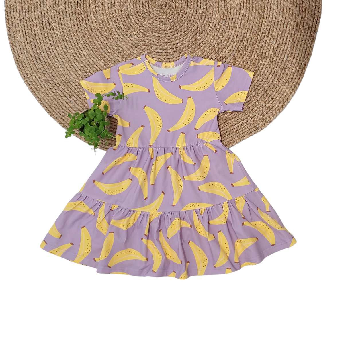 Jurk Isabelle hippe print korte mouw