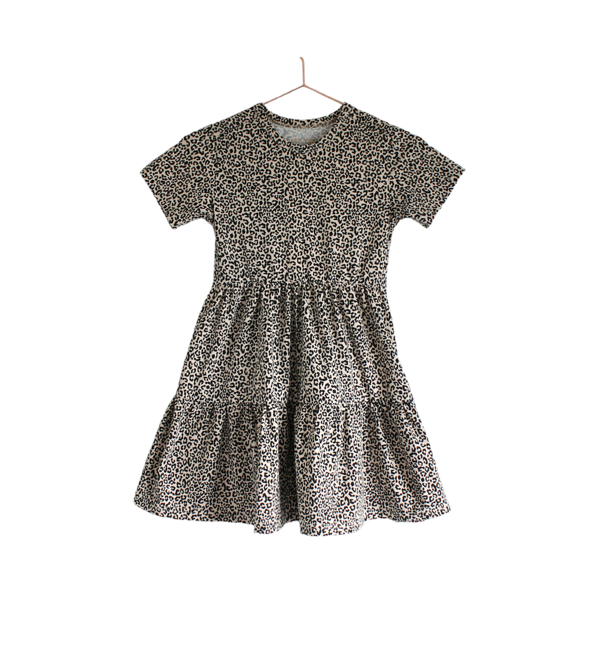 Jurk Isabelle korte mouw dierenprint