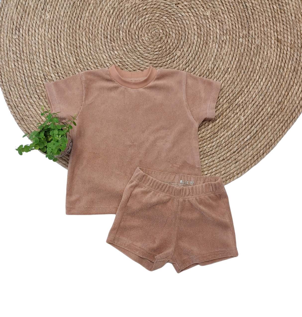 Set T-shirt & short Britt badstof