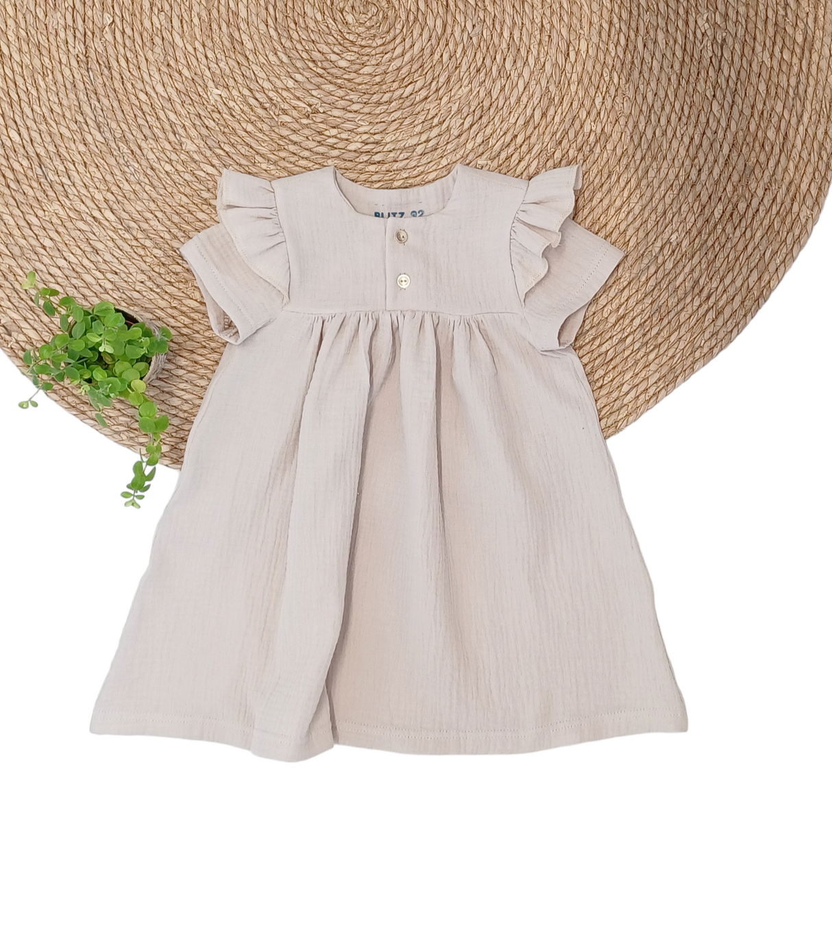 Jurk Emilie hydrofiel korte mouw