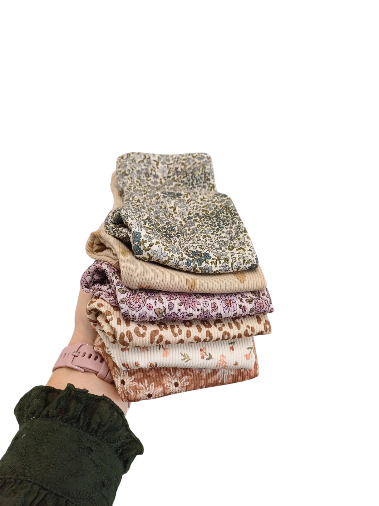 Legging fijne rib print