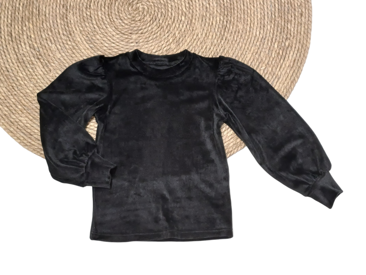 Longsleeve Maud velours (4 kleuren)