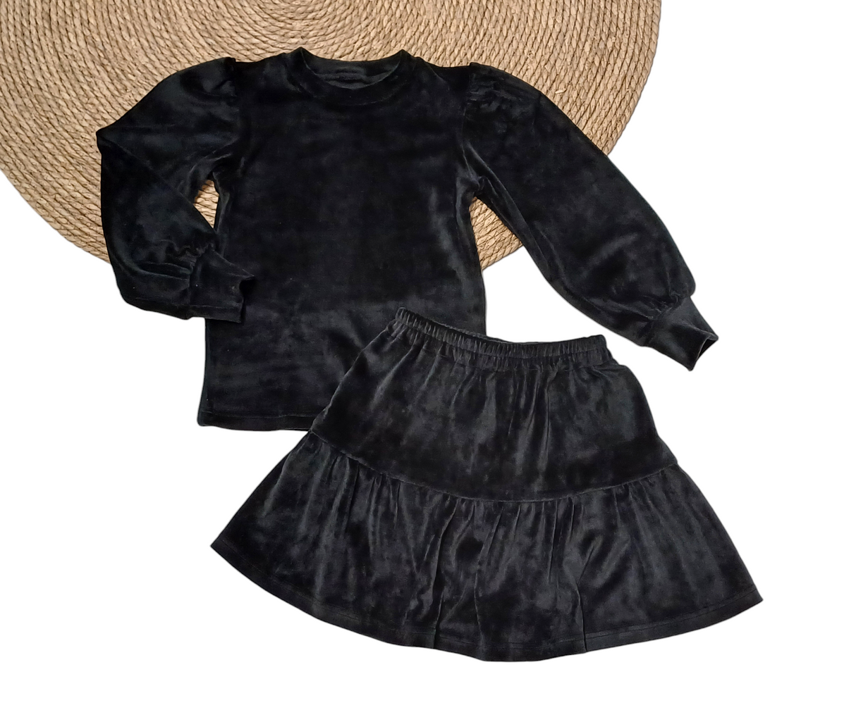 Longsleeve Maud velours (4 kleuren)