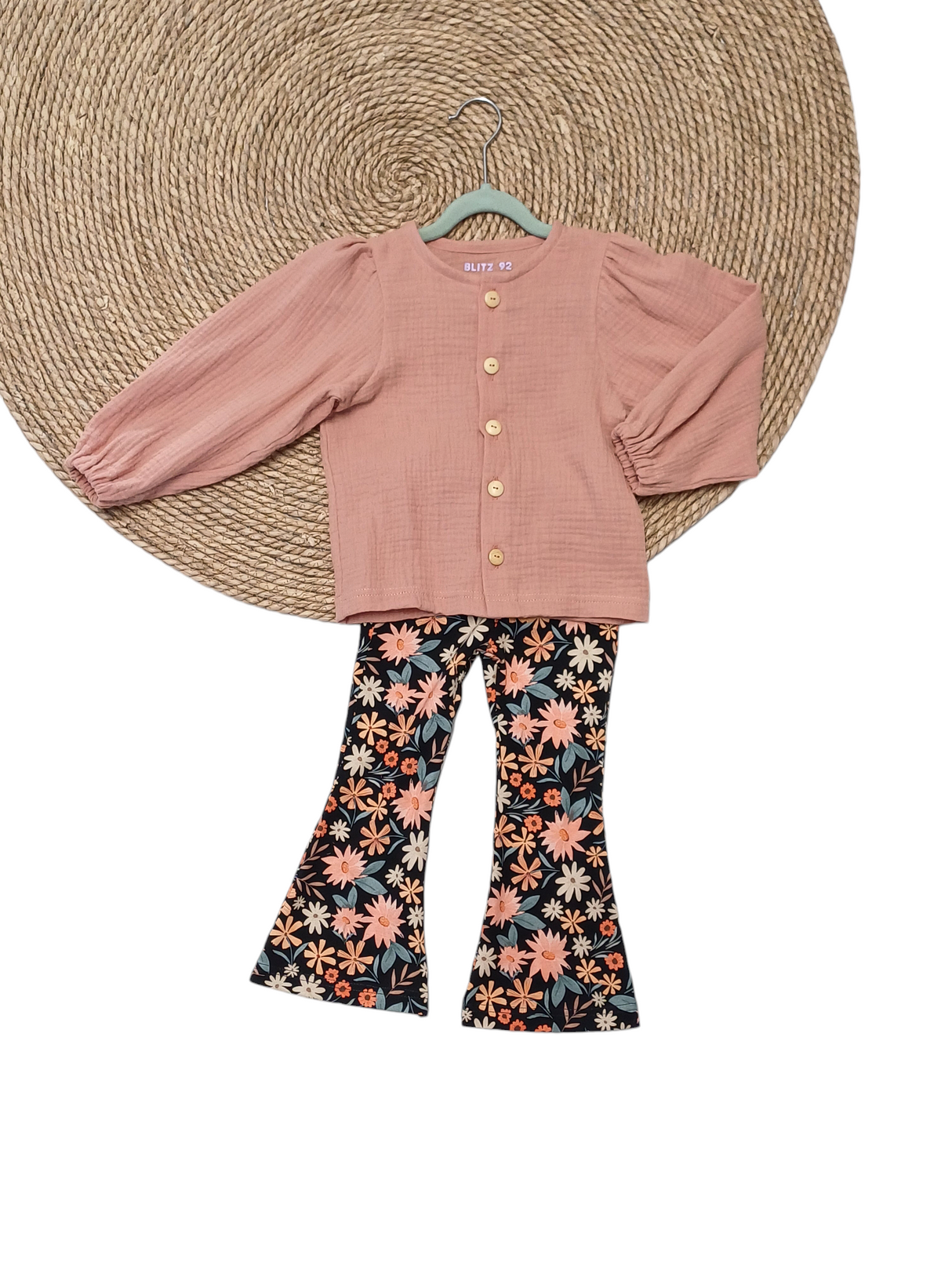 Flared broek tropical dream