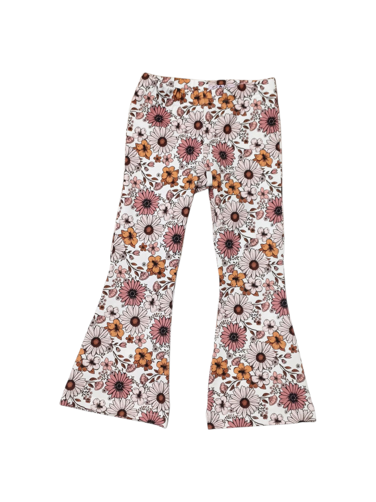 Flared broek vintage daisy