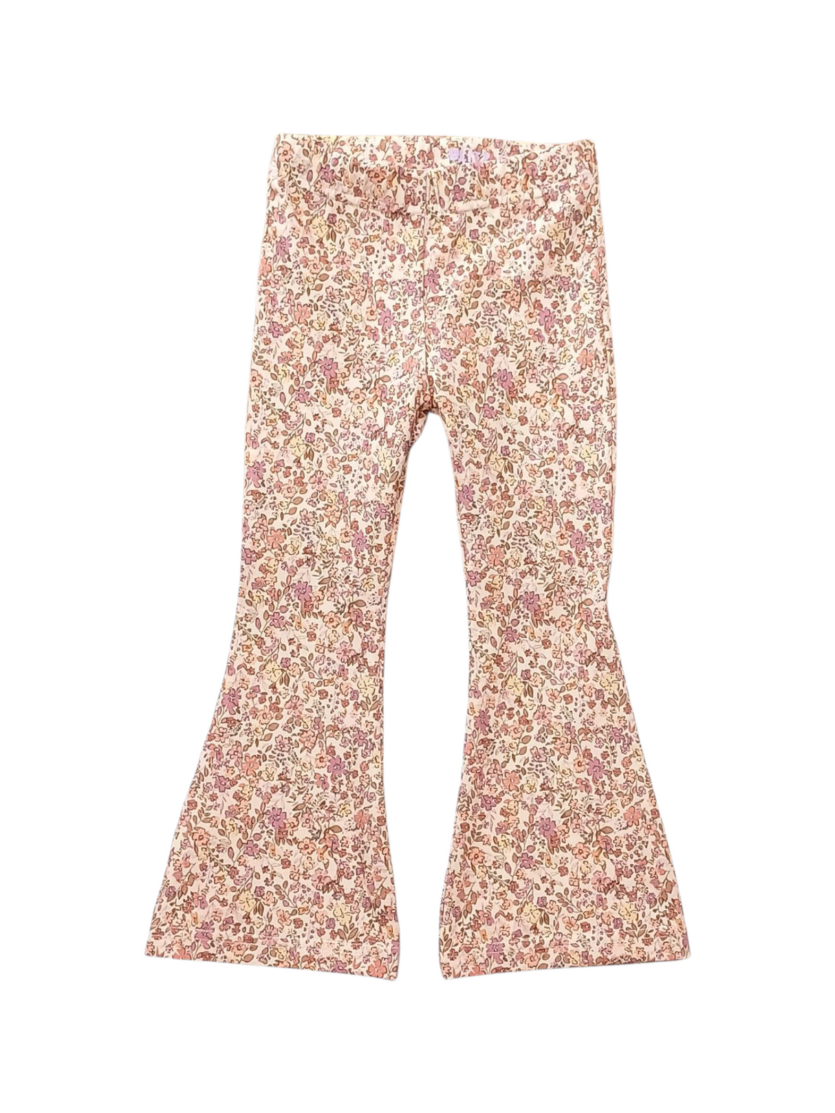 Flared broek dreamy flowers