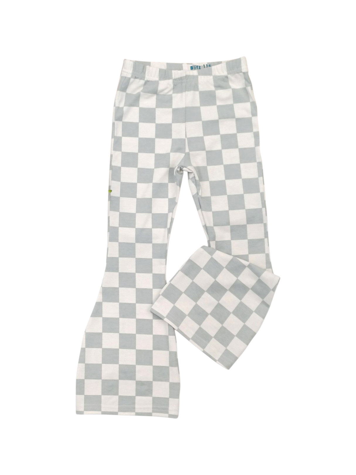 Flared broek bricks sage