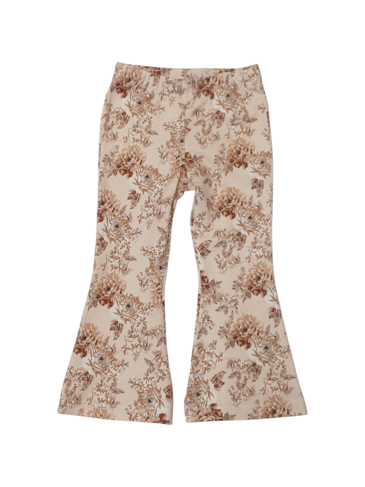 Flared broek winterroos