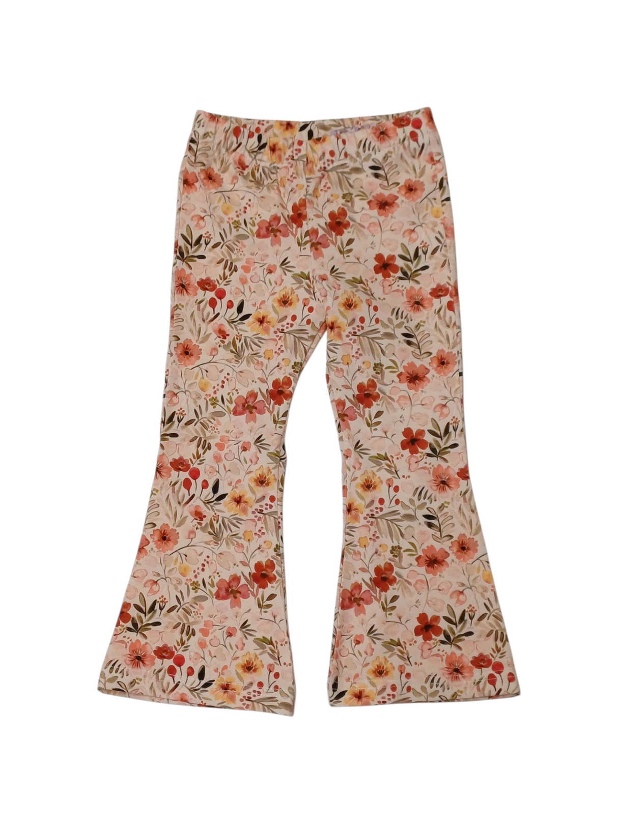 Flared broek garden rouge