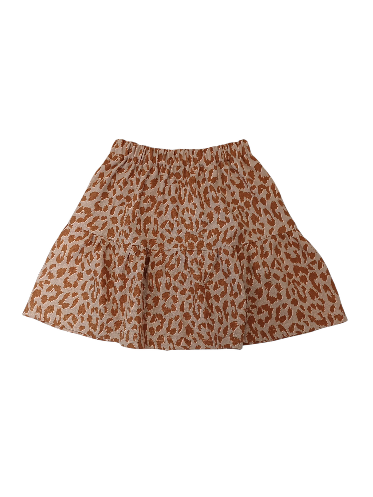 Rokje Belle leopard love bruin