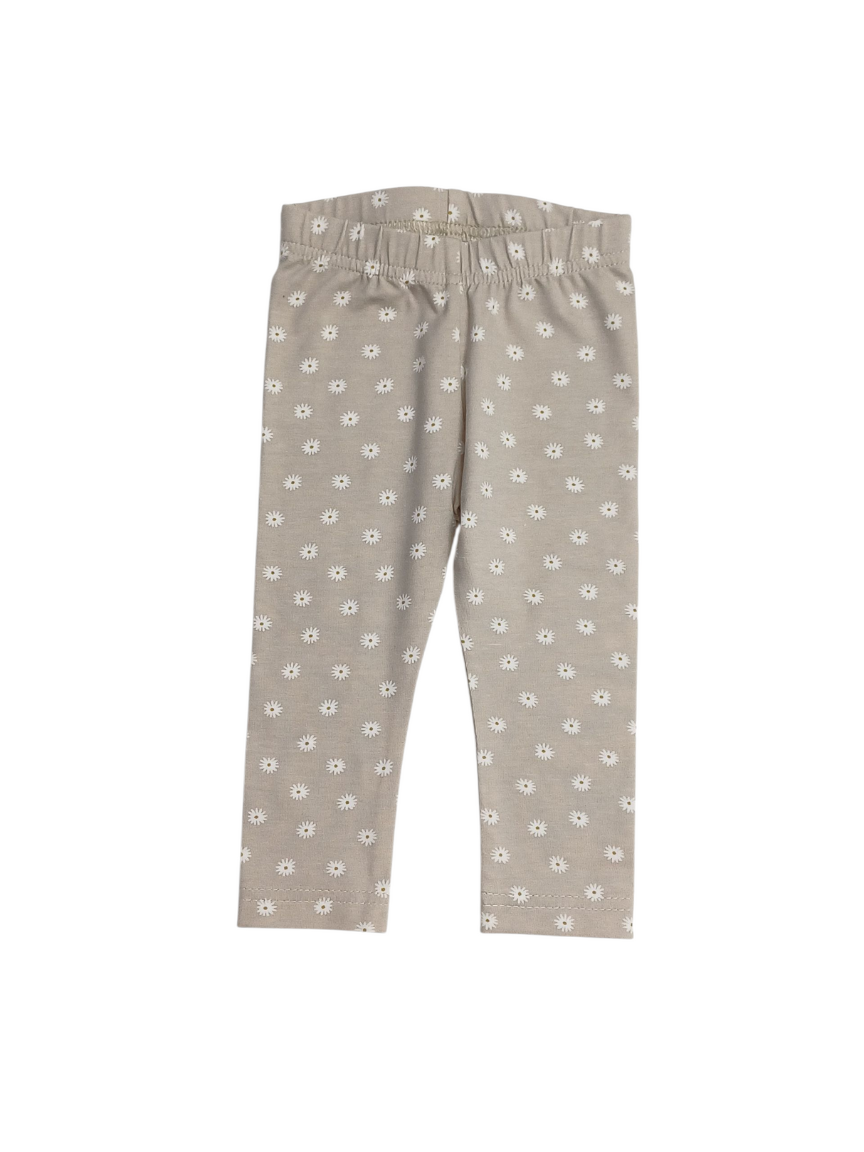 SALE MAAT 74 Legging madeliefjes zand