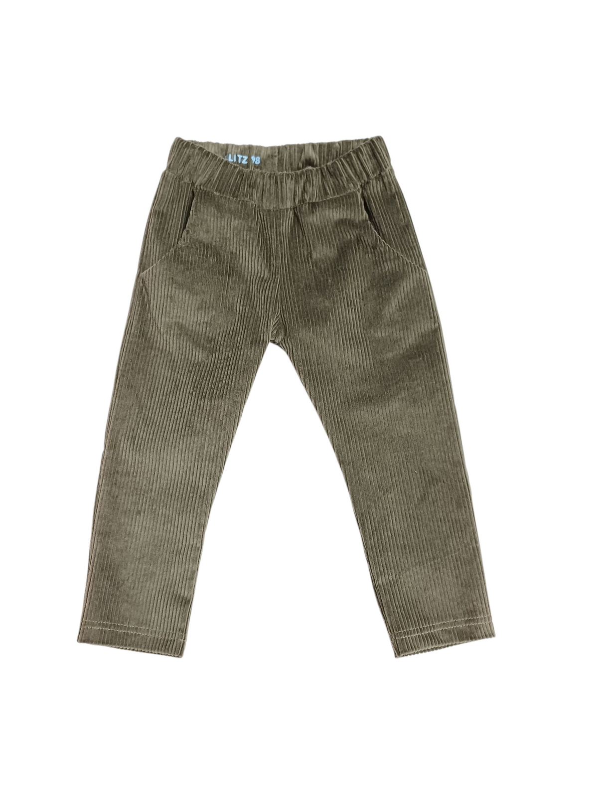 SALE MAAT 98 Broek Daan rib groen