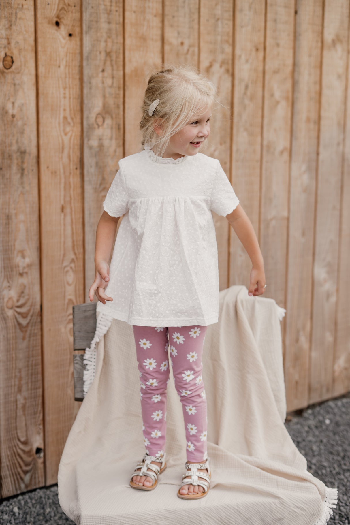 Blouse Merel katoen broderie korte mouw