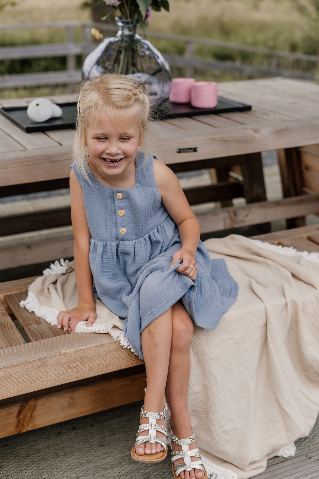 Jurk Jade licht jeans blauw