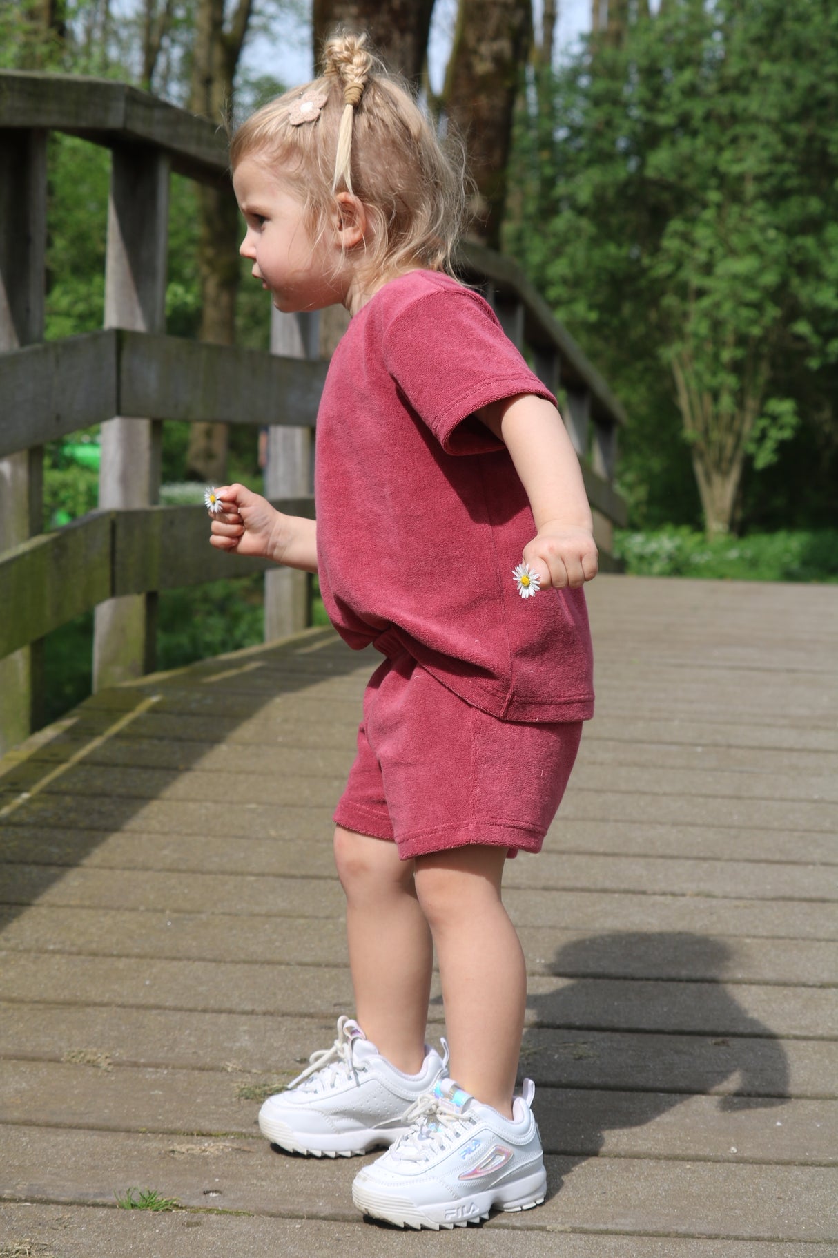 Set T-shirt & short Britt badstof