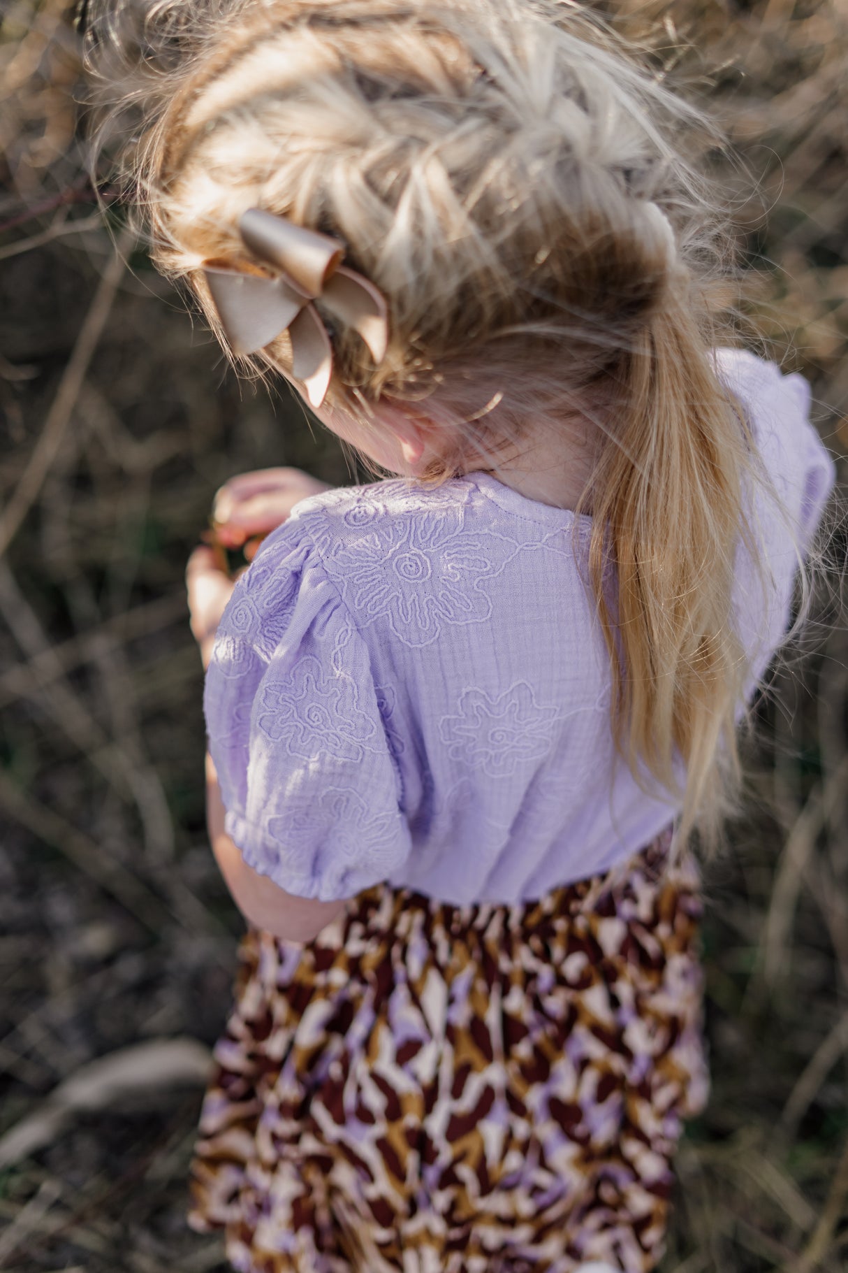 Blouse Fay broderie korte mouw