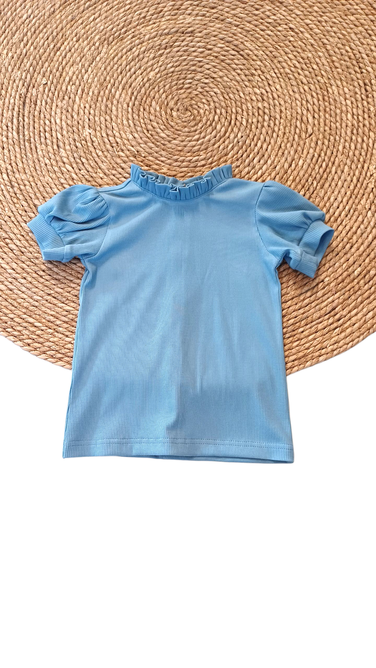 Shirt Lana fijne rib uni