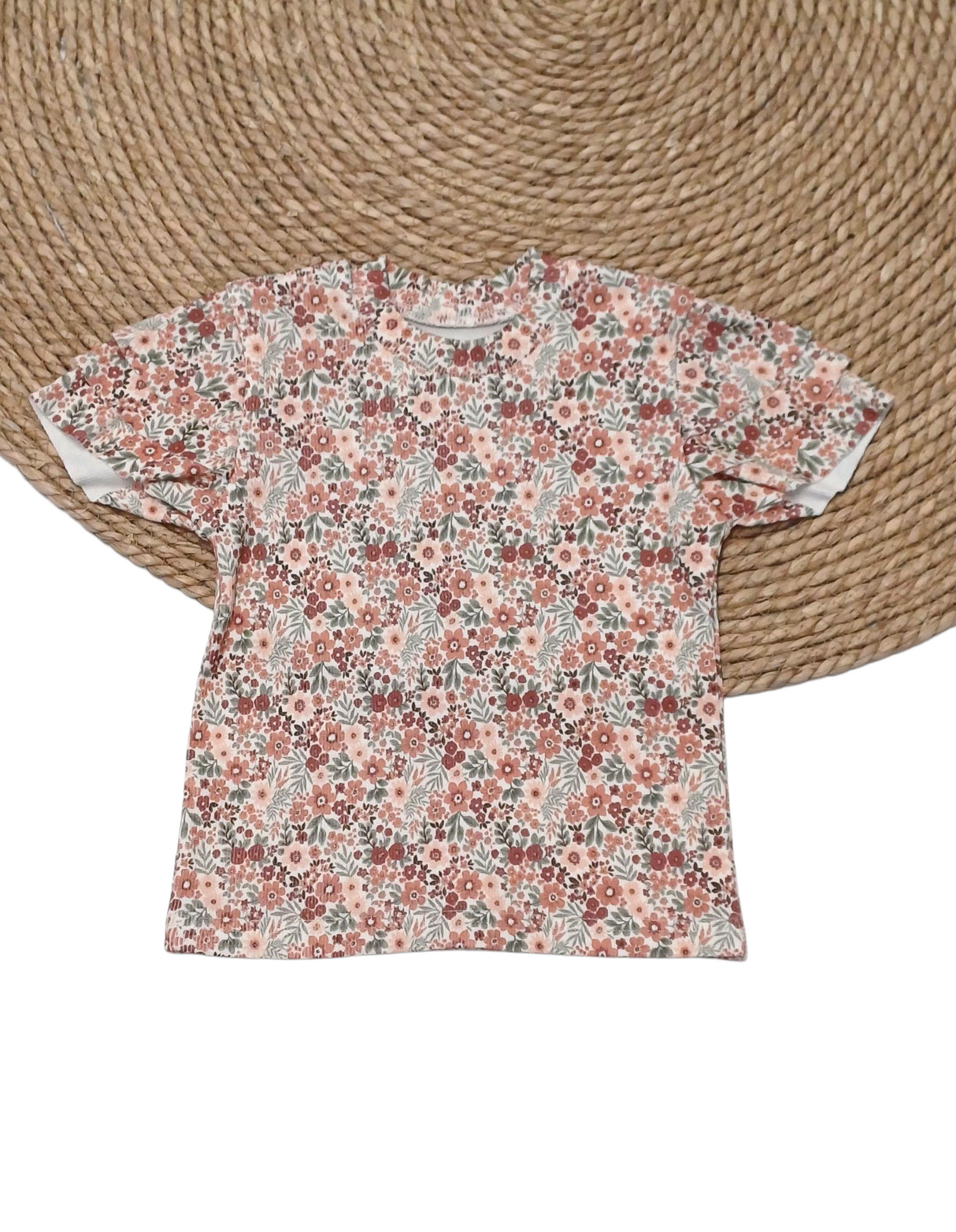 T-shirt Keet fijne rib print