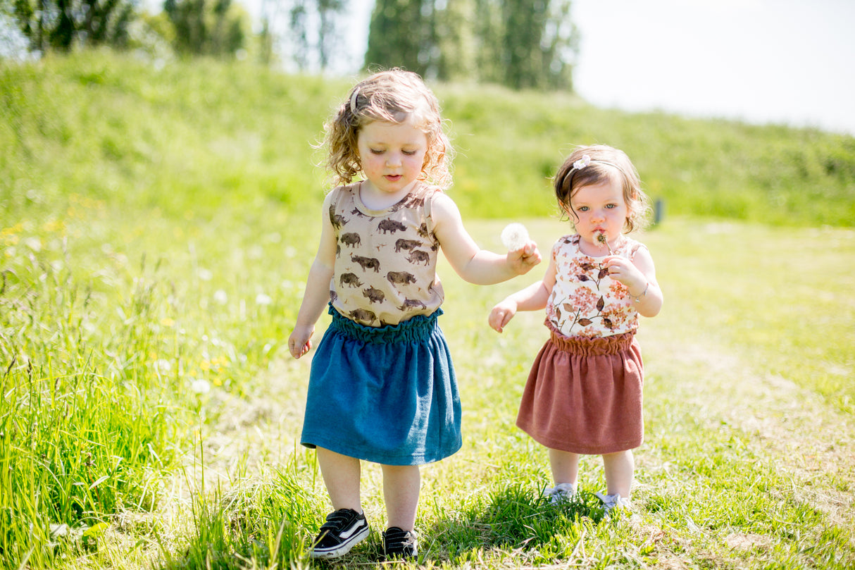 Paperbag rokje Anne badstof