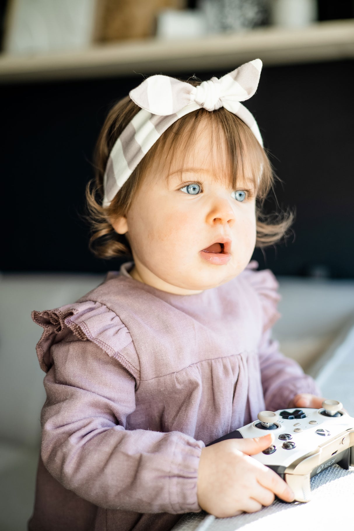 Strikhaarband met hippe print naar keuze