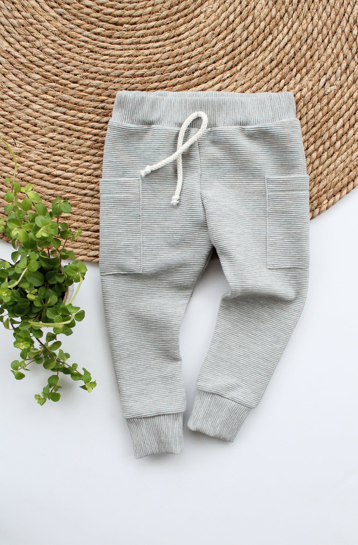 Joggingbroek Cas grove rib