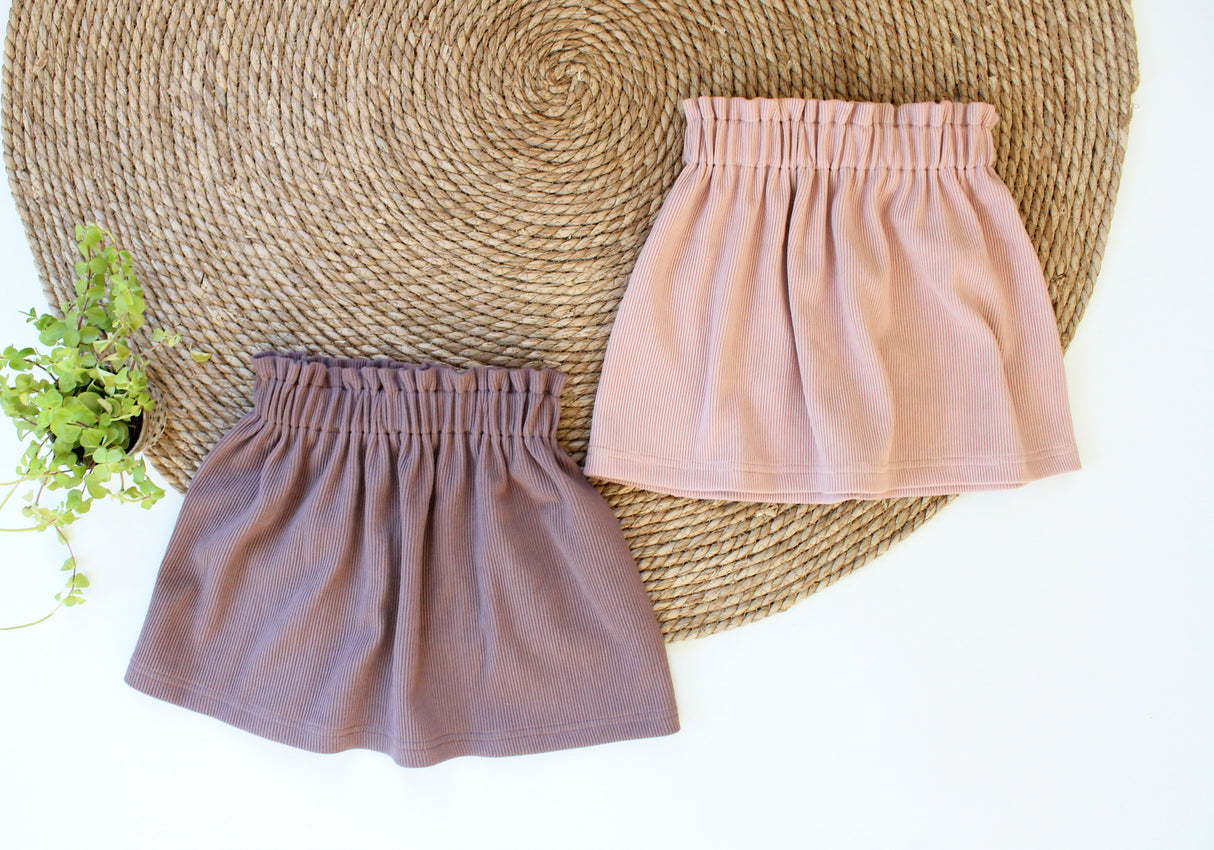 Paperbag rokje Anne grove rib