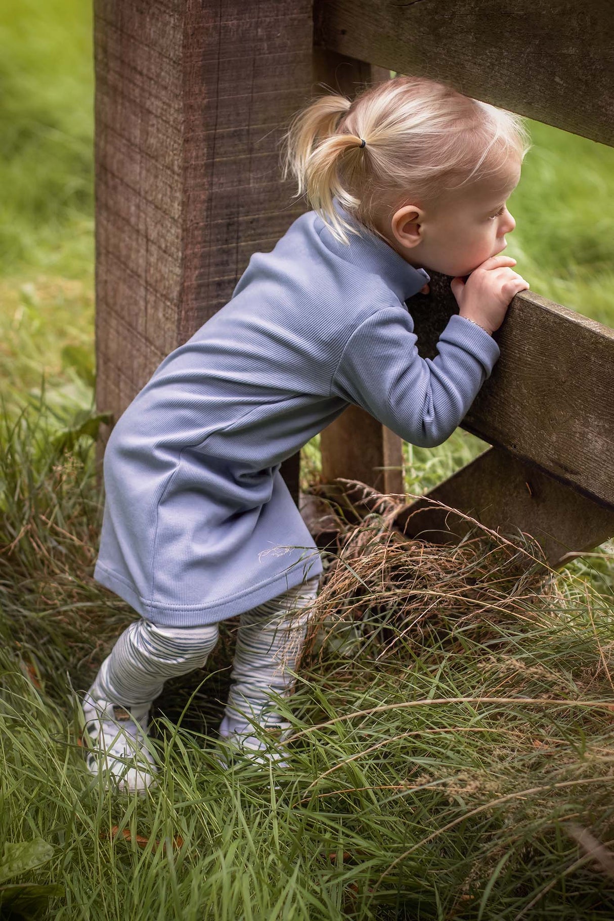 Jurk Annabel fijne rib uni