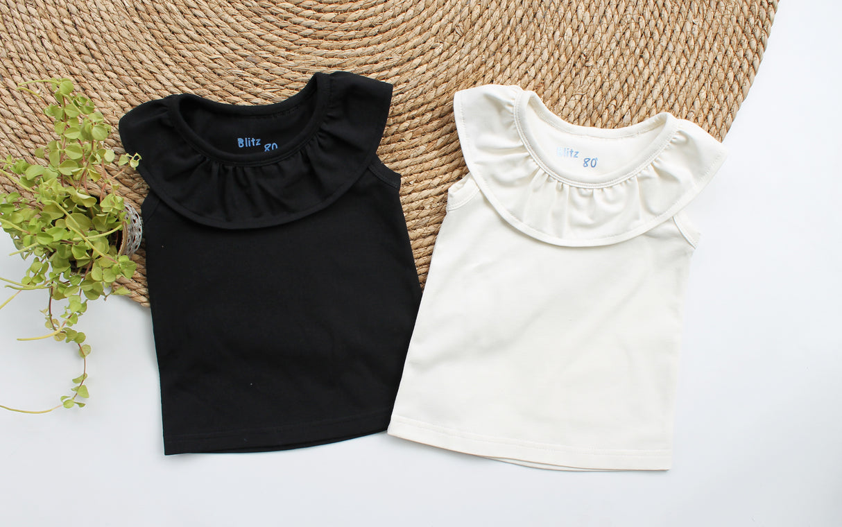 Tanktop Yfke uni tricot