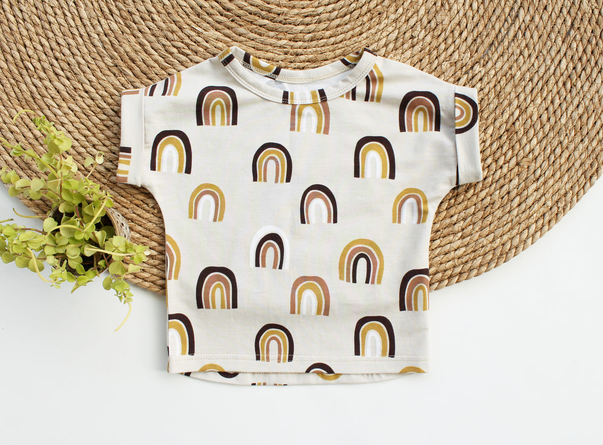 T-shirt Fons hippe print