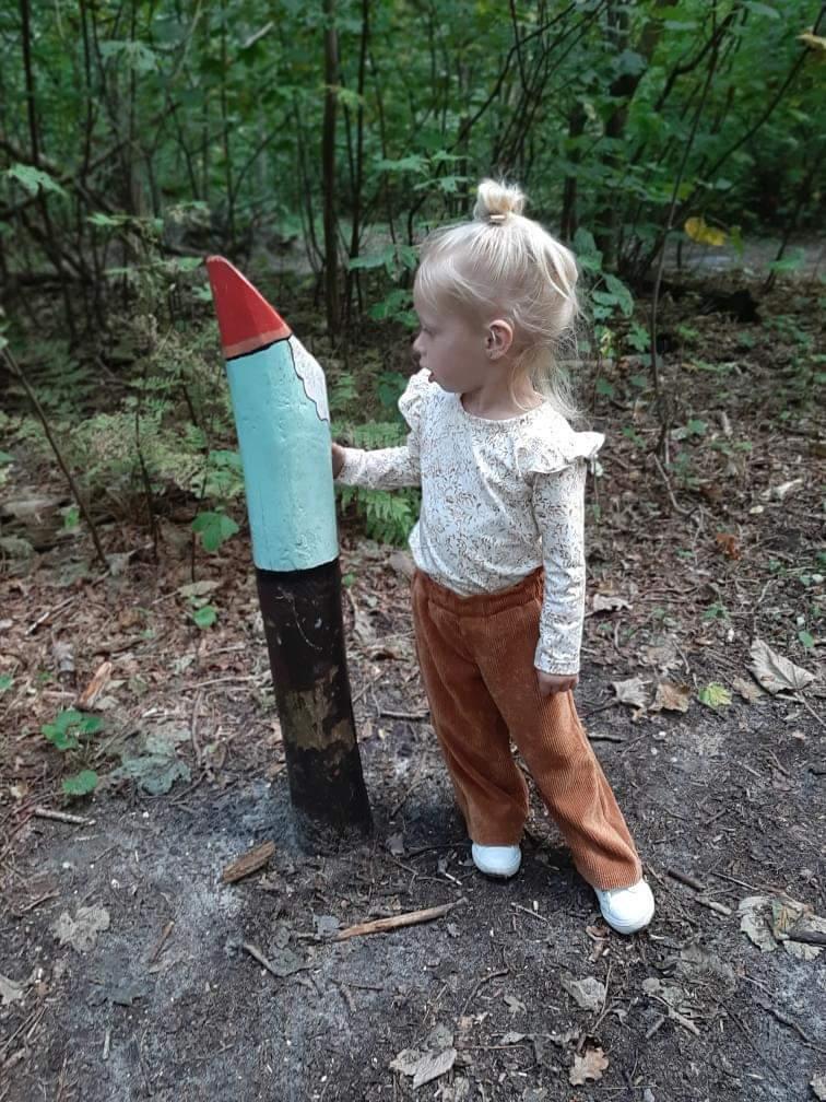 Broek Cato corduroy cognac