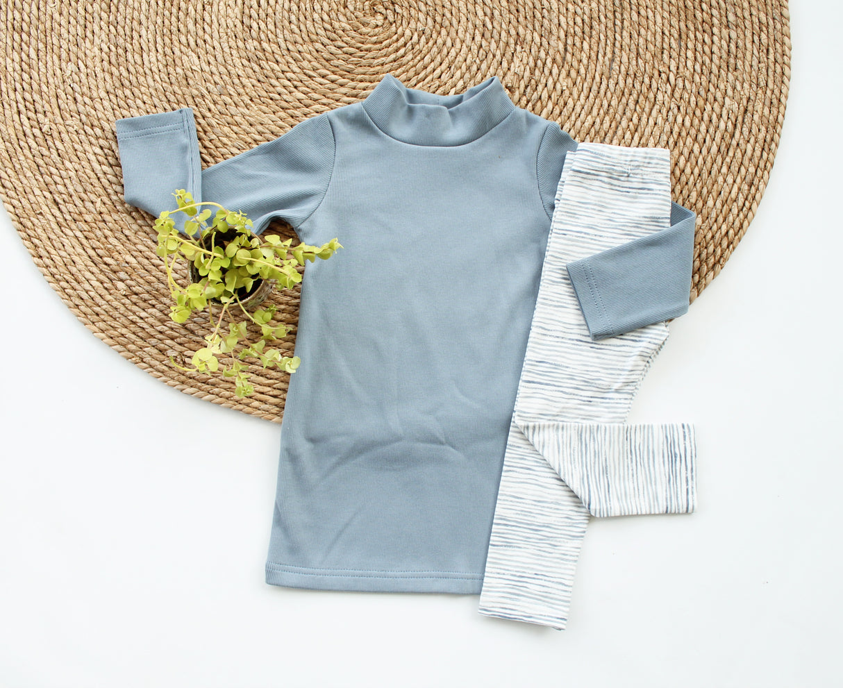 Jurk Annabel fijne rib uni