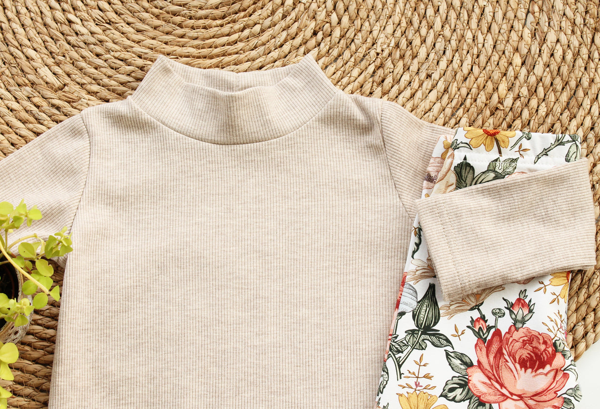 Jurk Annabel fijne rib uni