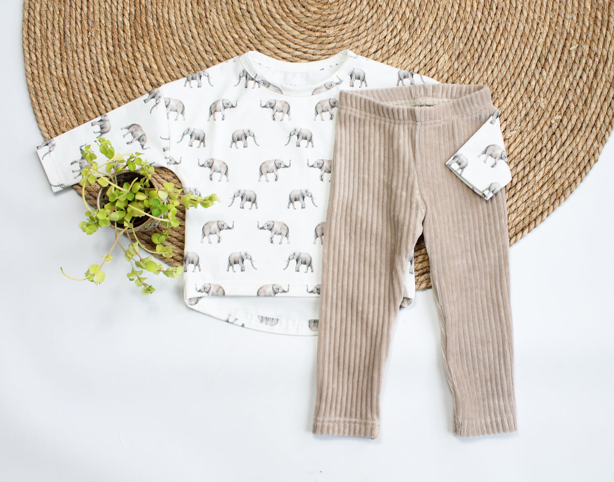 Legging corduroy tricot