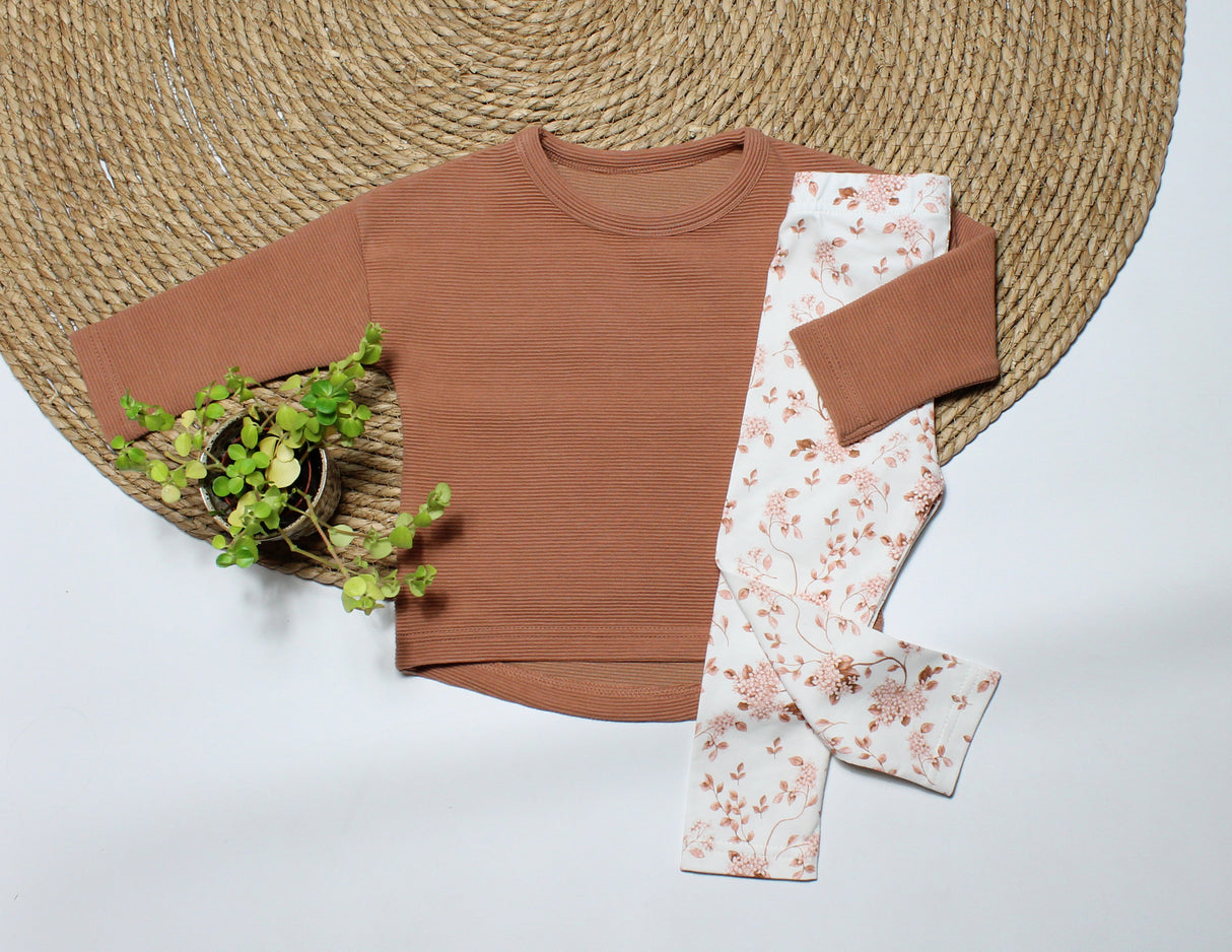 Loose fit longsleeve Nora grove rib