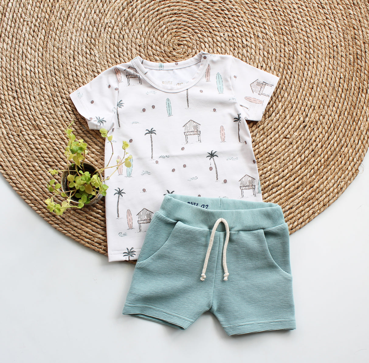 Short Maddox grove rib in kleur naar keuze