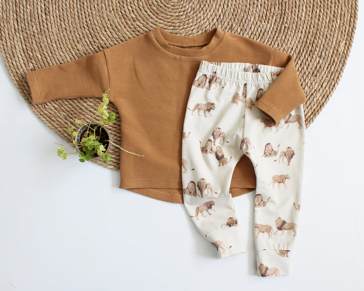 Loose fit longsleeve Nora grove rib
