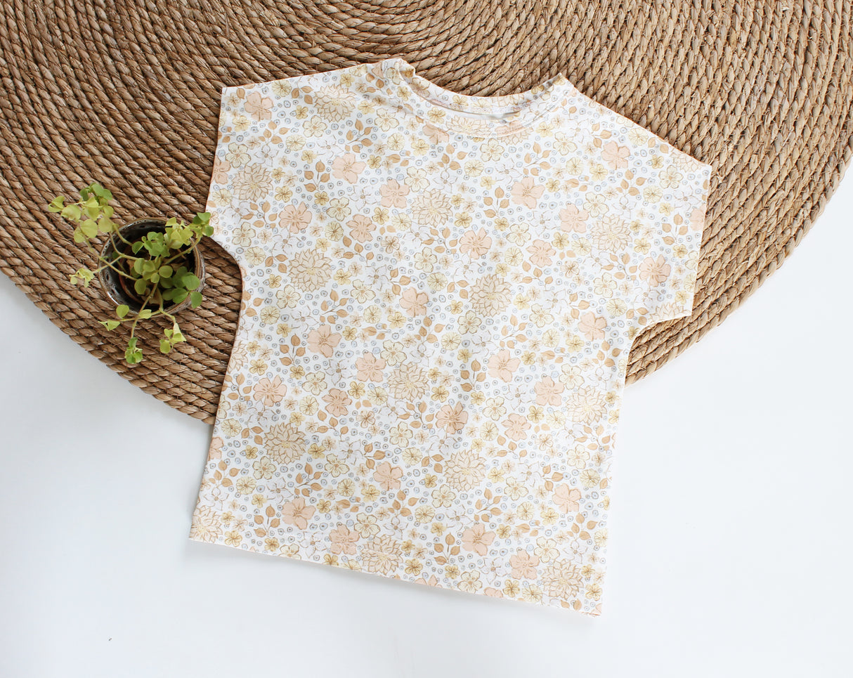 Oversized T-shirt Rowan bloemenprint