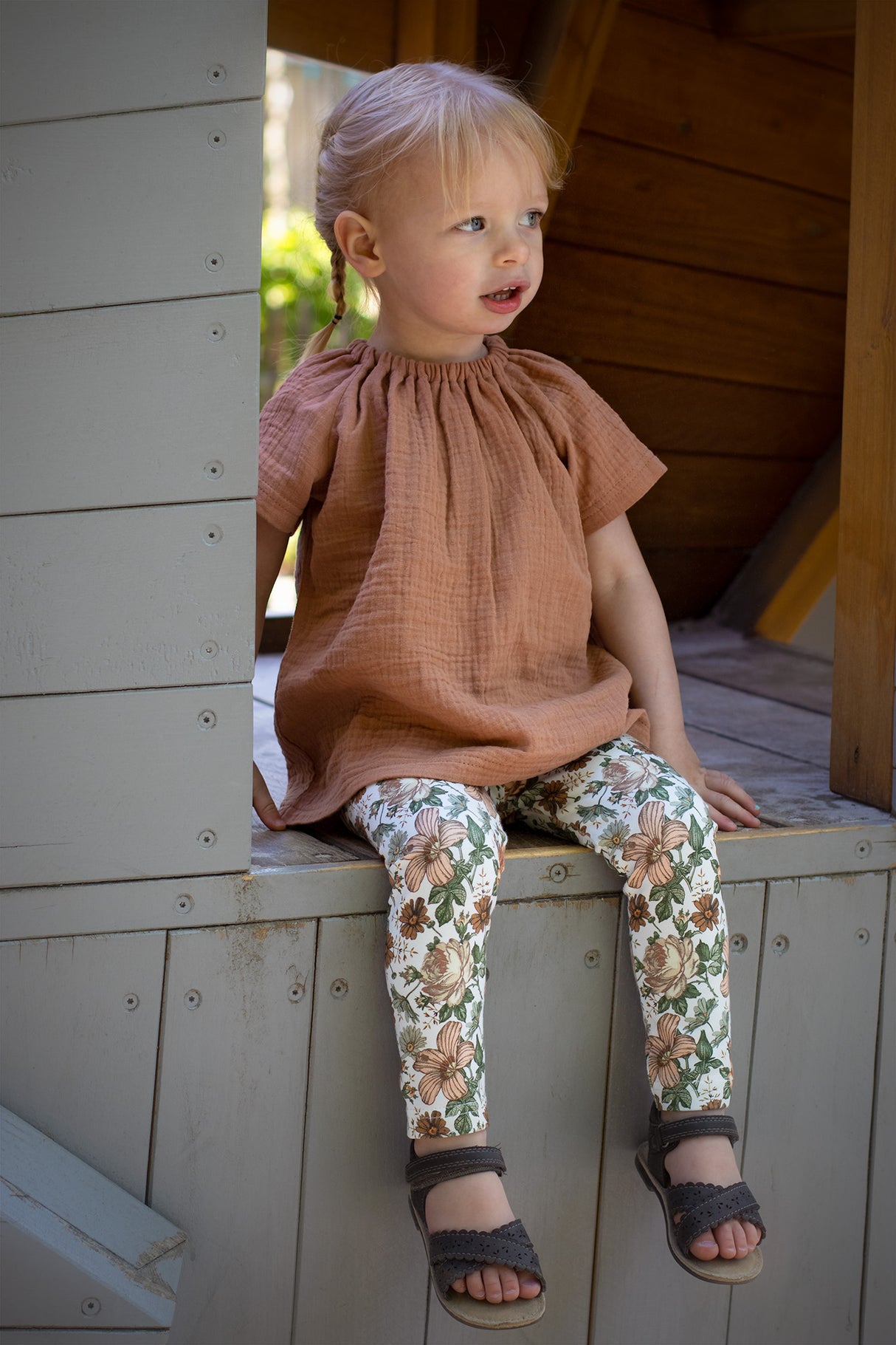 Blouse Fabiënne hydrofiel korte mouw