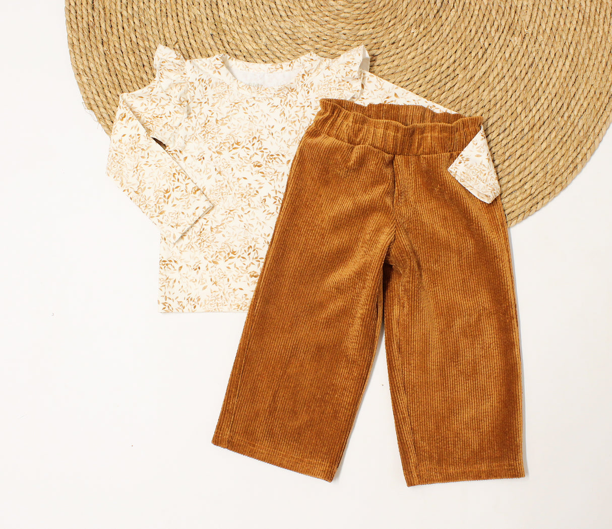 Broek Cato corduroy cognac