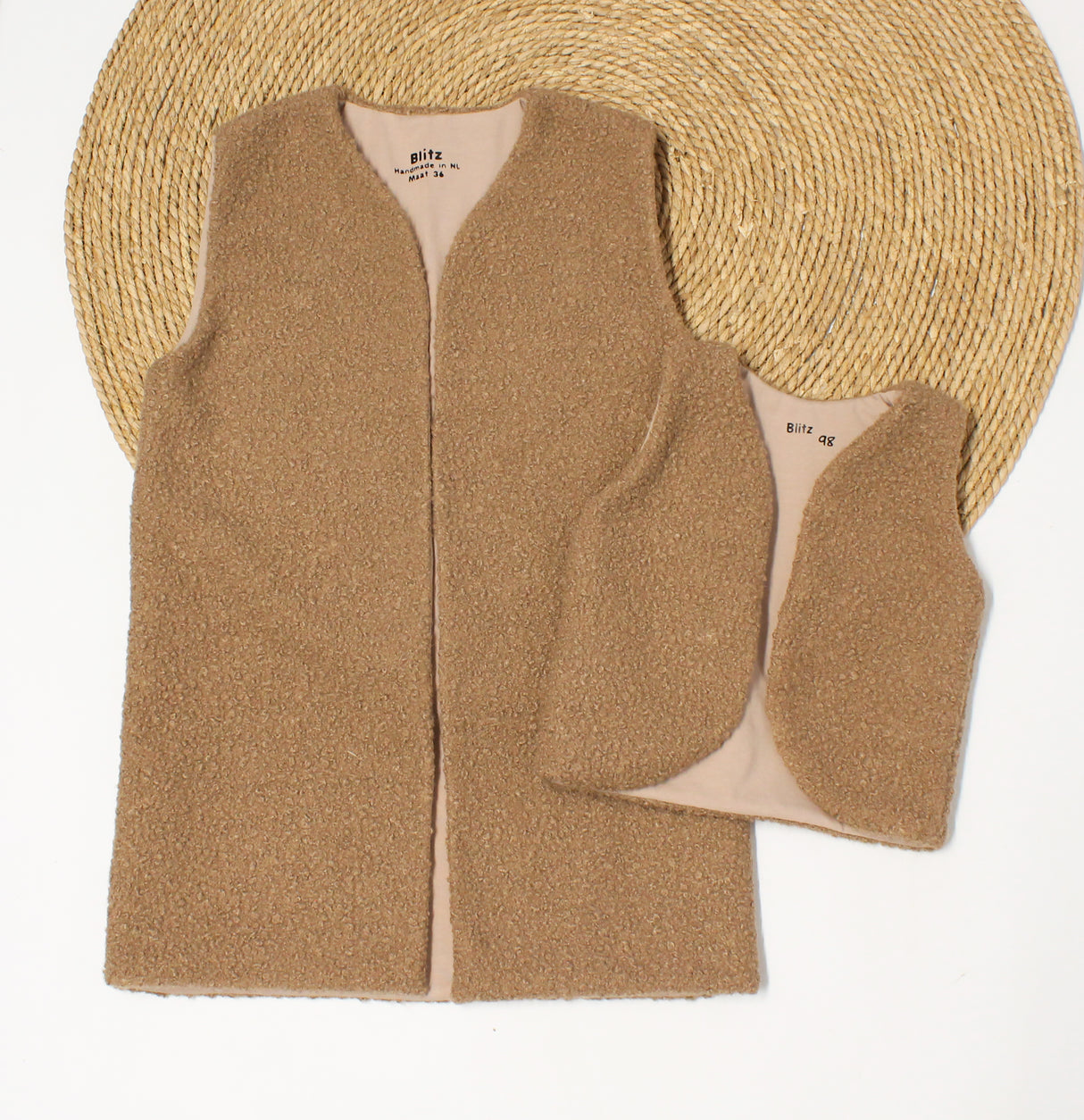 Gilet boucle gekruld