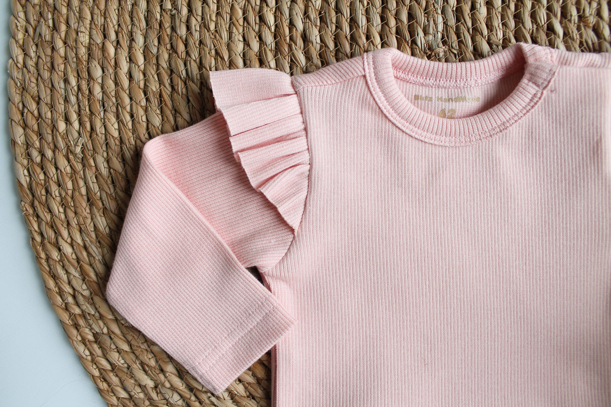 Basic Longsleeve Puck fijne rib uni