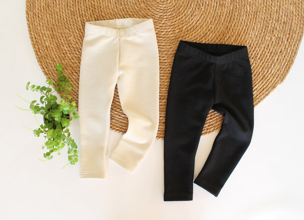 Legging grove rib