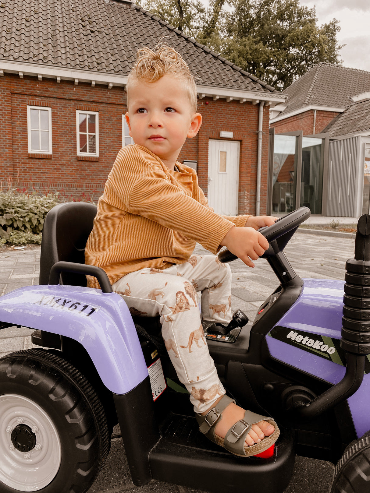 Loose fit longsleeve Nora grove rib