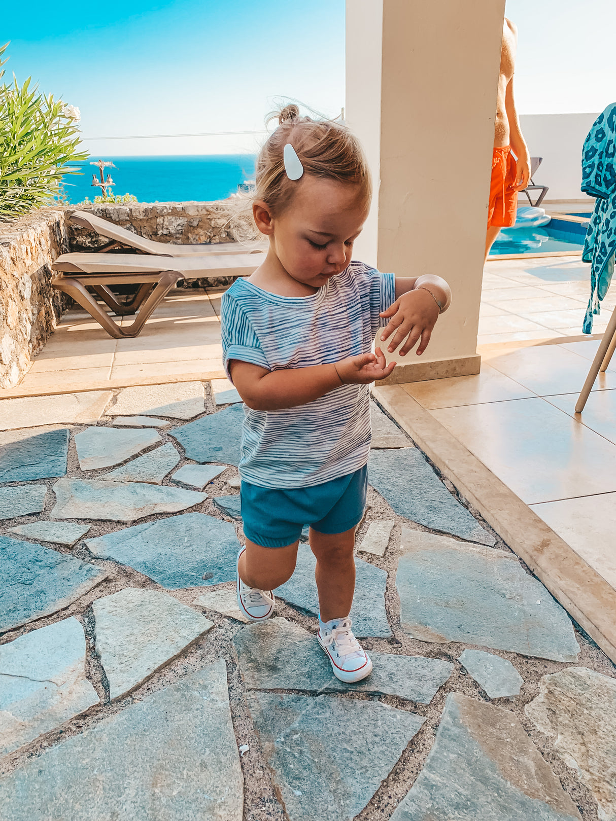 T-shirt Fons hippe print