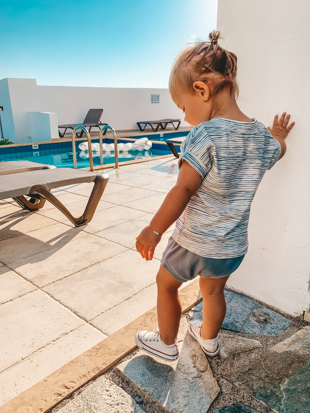 T-shirt Fons hippe print