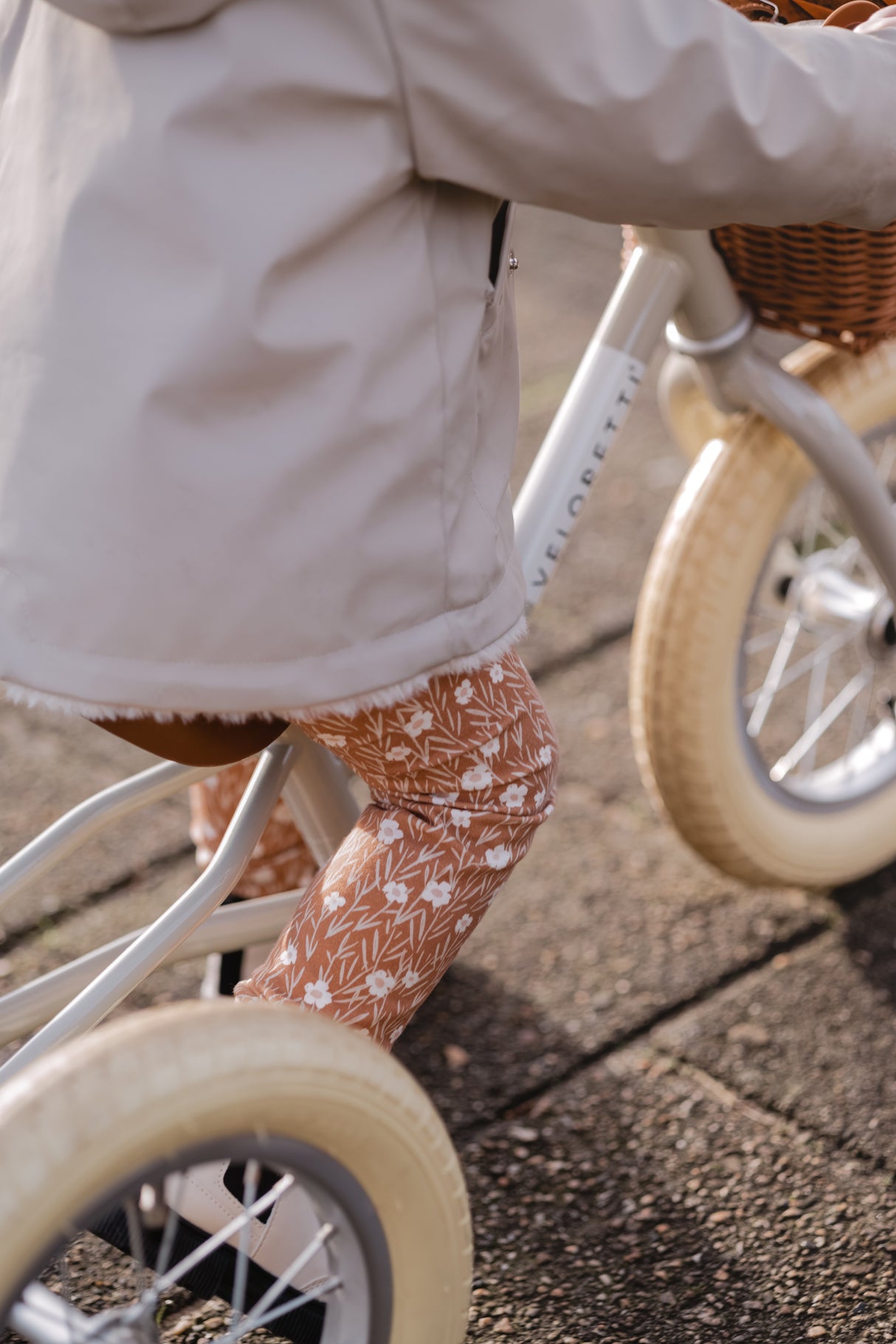Legging met bloemenprint naar keuze