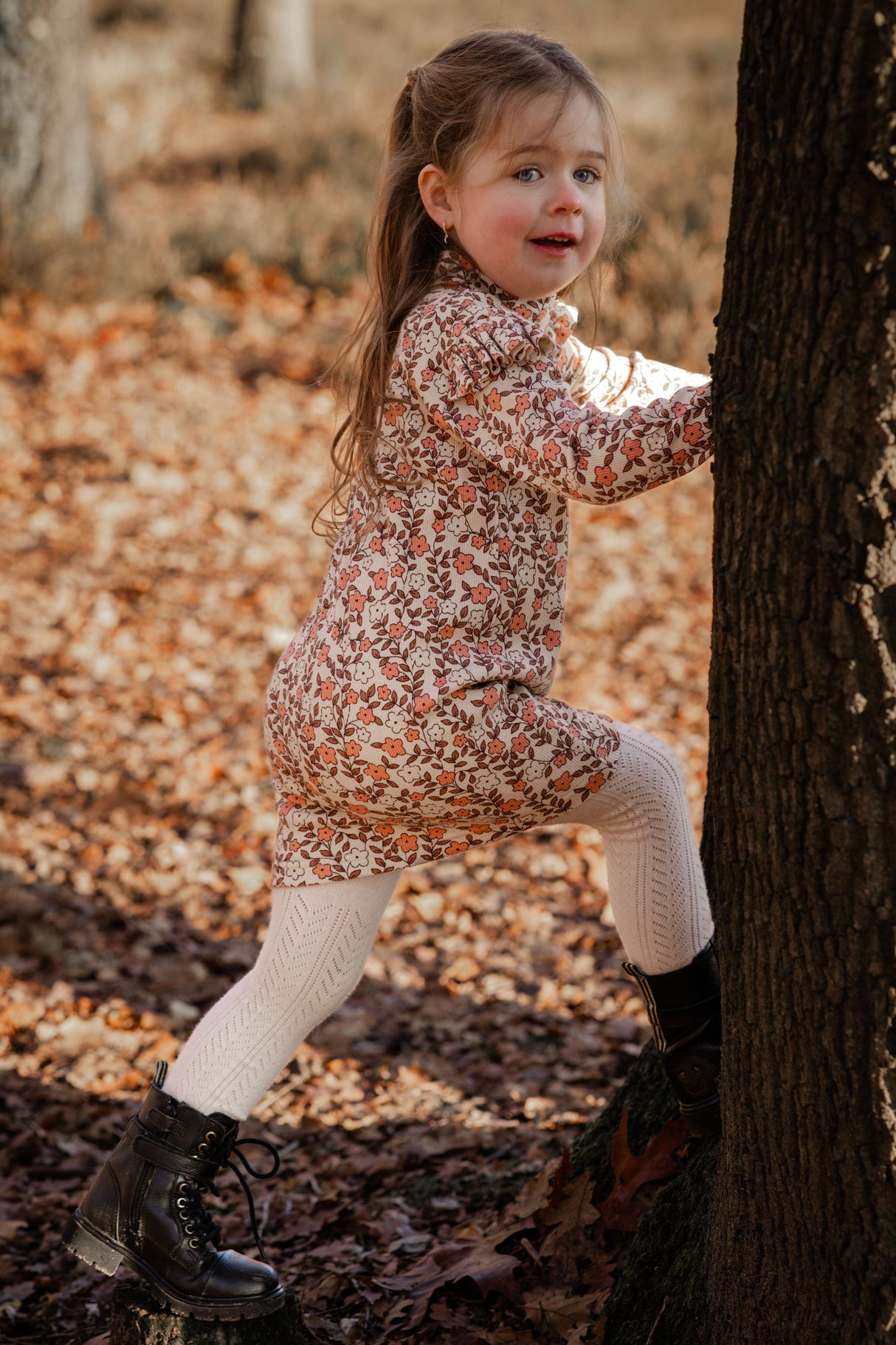 Jurk Annabel winter beige fijne rib