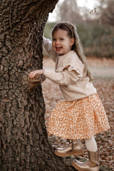 Rokje Belle leopard love naturel