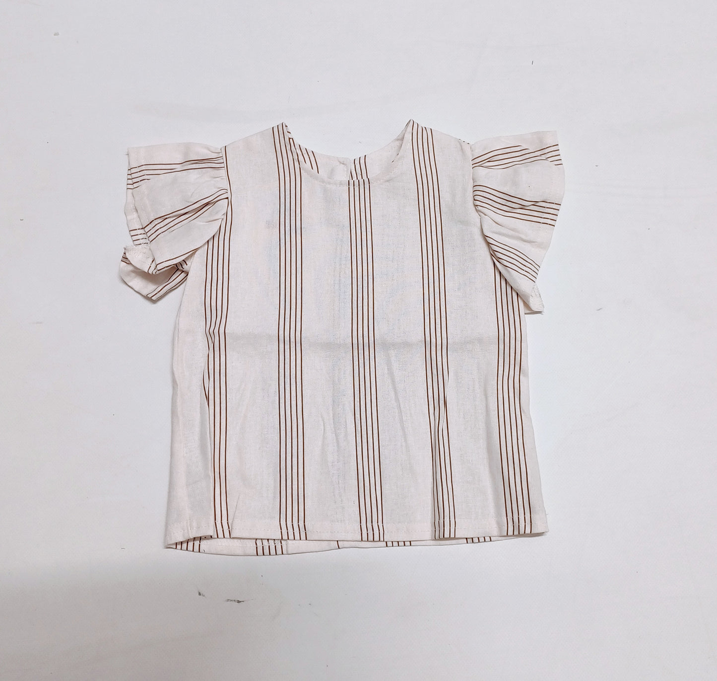 Sale maat 110 blouse Sterre linnen stripes